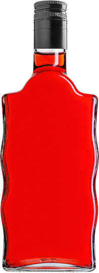 Glass Bottle Liqueur 500ml Long Black Cap 10 Pcs