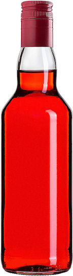Glass Bottle 500ml Long Red Cap 1 Pc