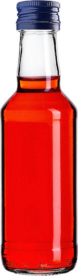 Glass Bottle 200ml Navy Blue Cap 1 Pc