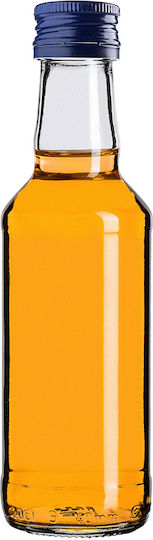Glass Bottle 200ml Navy Blue Cap 1 Pc