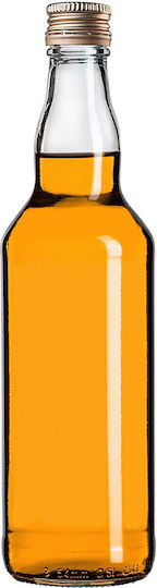 Glass Bottle 500ml Golden Cap 10 Pcs
