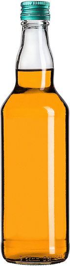 Glass Bottle 500ml Green Cap 10 Pcs