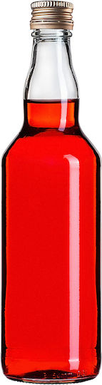 Glass Bottle 500ml Golden Cap 10 Pcs