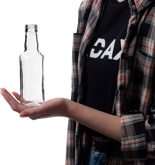 Glass Bottle 200ml Green Cap 1 Pc