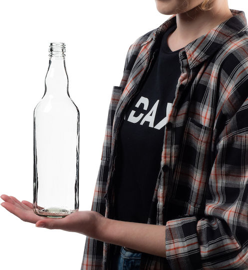 Kadax Glasflasche 700ml Lange Rote Kappe 5 Stück