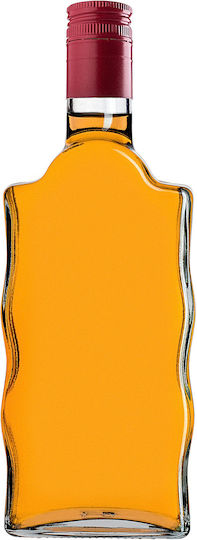Glass 500ml Liqueur Bottle Long Red Cap 1 Pc