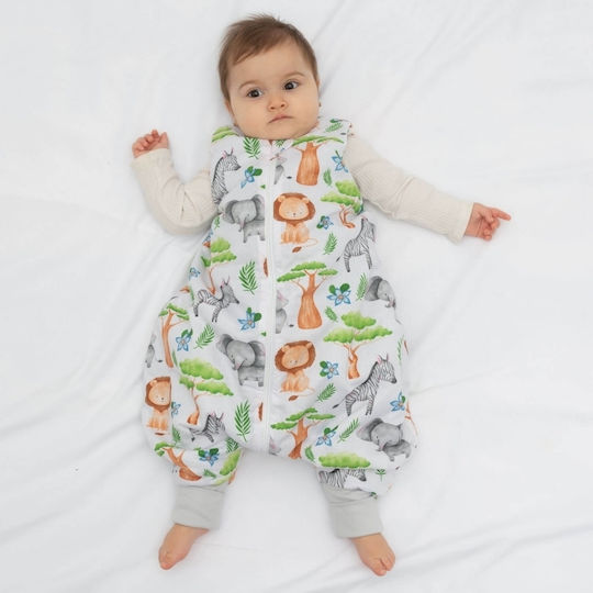 Kidizi Sac de Dormit de Vară cu Picioare 0.5 tog Verde