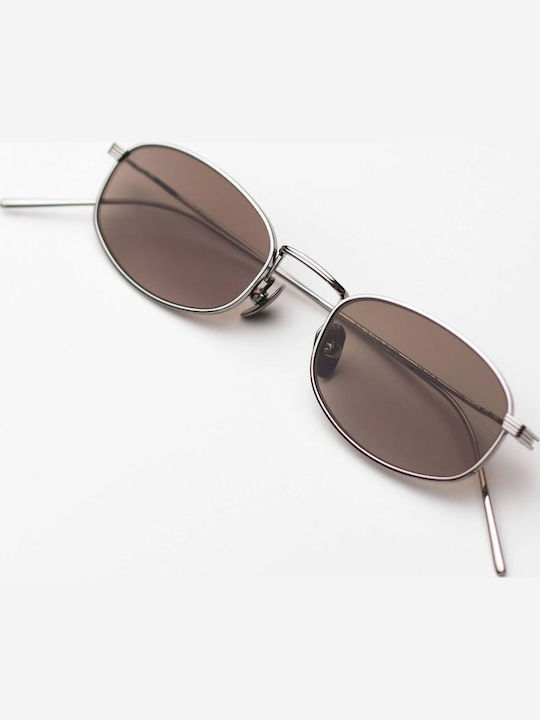 Akila Women’s Sunglasses With Silver Metallic Frame And Mirror Lens ICON-1