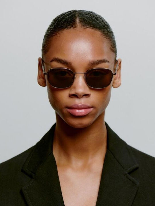 A.Kjaerbede Unisex Sunglasses With Brown Frame KL2505-005