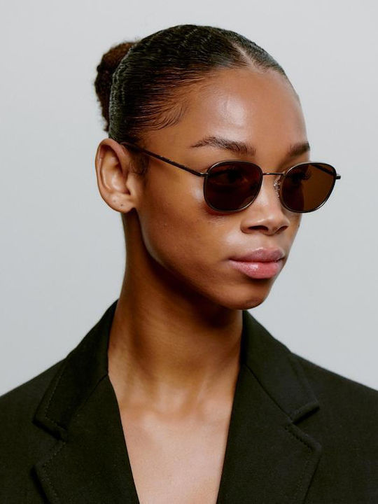 A.Kjaerbede Unisex Sunglasses With Brown Frame KL2505-005