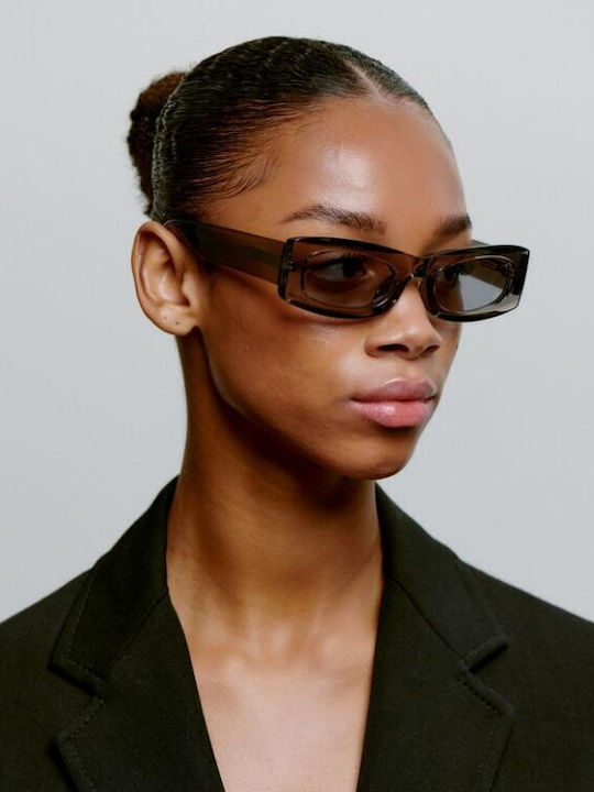 A.Kjaerbede Unisex Sunglasses With Gray Frame And Gray Lens KL2502-004