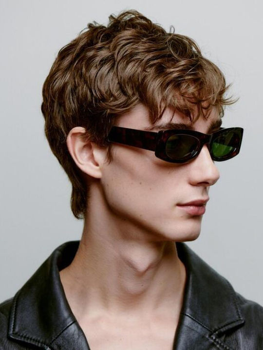 A.Kjaerbede Unisex Sonnenbrillen mit Braunen Schildkrötenrahmen