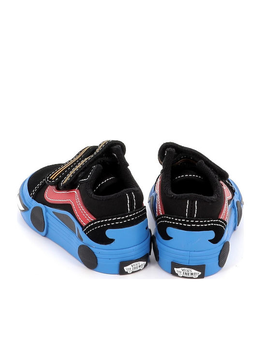 Old Skool V Παιδικά Sneakers με Σκρατς Μαύρα
