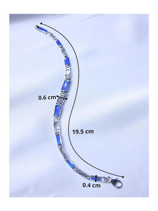 Γυναικείο Βραχιόλι από Ασήμι 19.5cm
