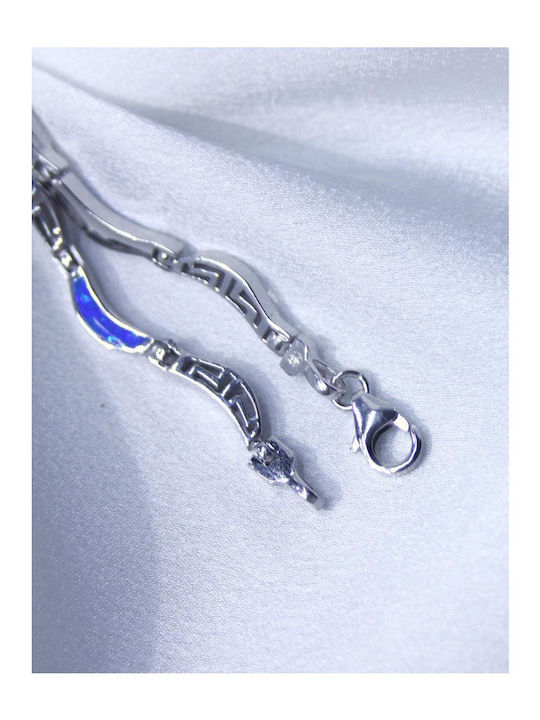Γυναικείο Βραχιόλι από Ασήμι 19.8cm