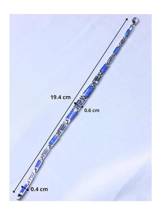 Γυναικείο Βραχιόλι από Ασήμι 19.4cm