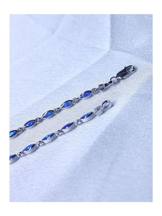 Women's Silver Bracelet 19.4cm