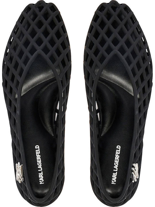 Damen Ballerinas in Schwarz Farbe