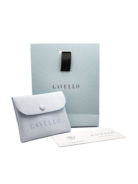 Very Gavello Γυναικείος Ροζ Χρυσός Σταυρός 9Κ με Αλυσίδα