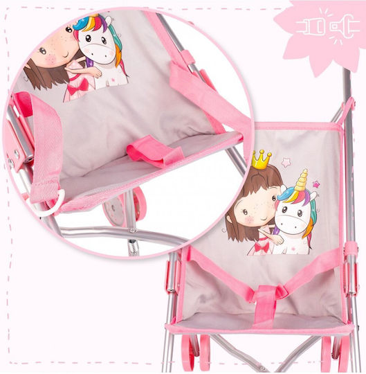 MalPlay Puppen Kinderwagen Für 3+ Jahre