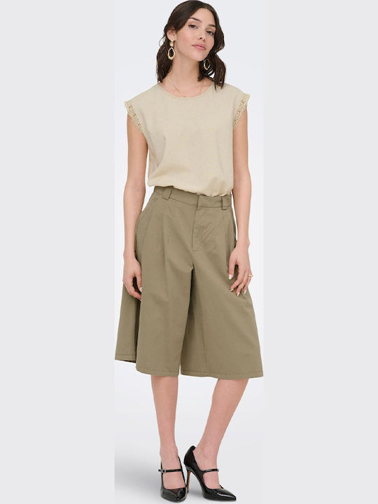 Women's Short Sleeve Blouse Sand
