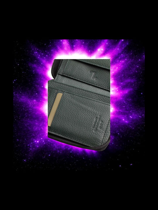 Neptune Herrenbrieftasche Leder Schwarz