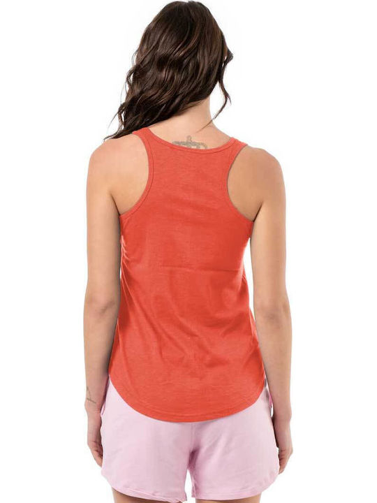 Damen Bluse Baumwoll-Koralle