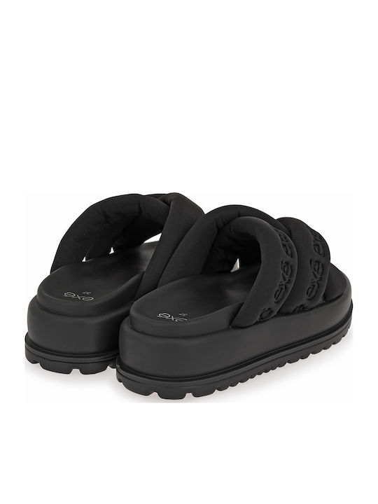 Дамски Сандали Flatforms Черни