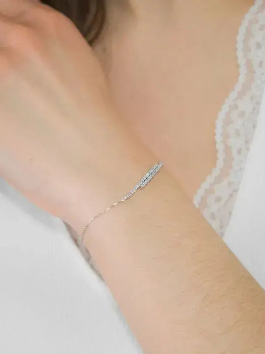 Set with Necklace Earrings Ring & Bracelet from 14K Gold with Stones