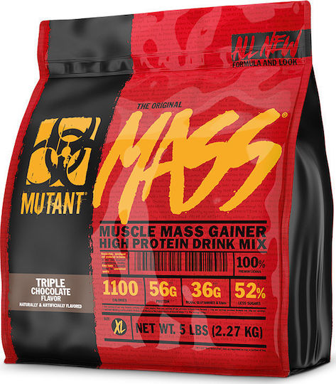Mutant Mass Muscle Mass Gainer с Вкус Triple Chocolate 2.27kg