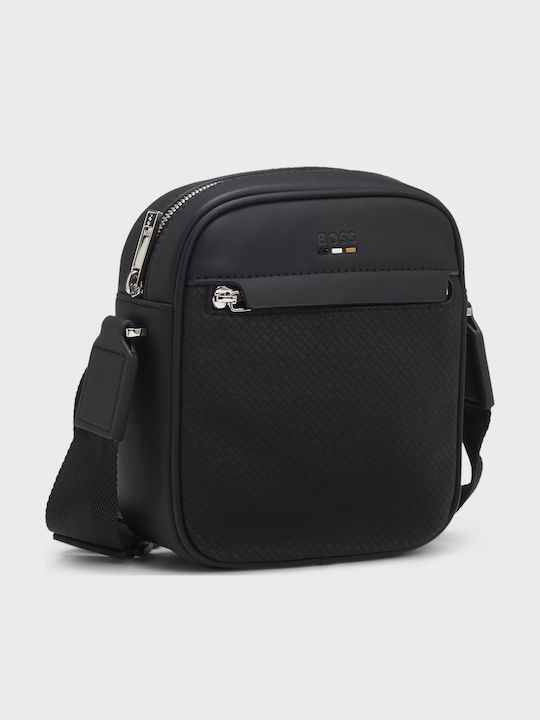 Mini Reporter Men's Shoulder / Crossbody Bag Black
