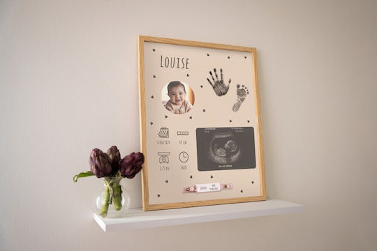 Petit Artichaut Rahmen mit Impressum für Baby Geschenksets