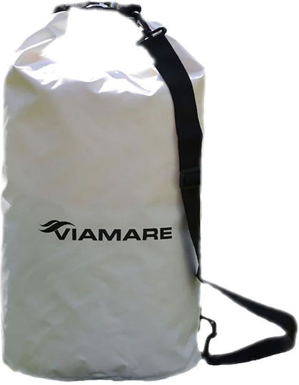 Viamare Στεγανός Σάκος 10lt Λευκός