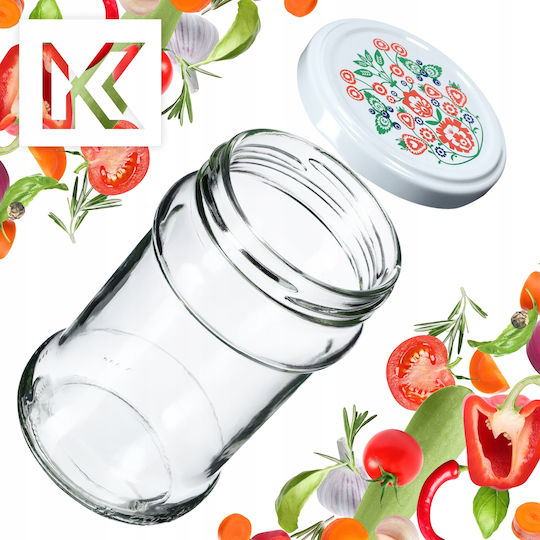 Kadax Glass Jar with Lid 315ml (10pcs)