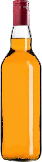 Glass Bottle 700ml Long Red Cap 10 Pcs