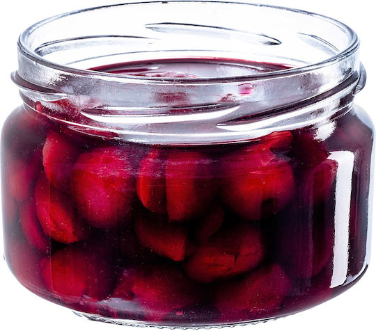 Kadax Βαζάκι Γυάλινο με Καπάκι 250ml (10τμχ)