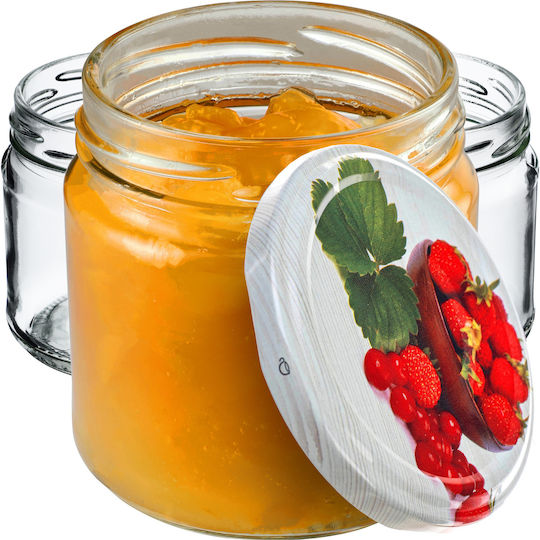 Kadax Буркан Стъклен с Капак 200ml (10бр)