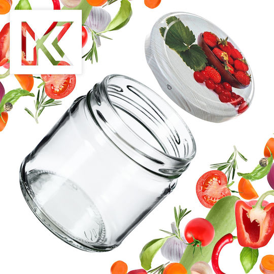 Kadax Буркан Стъклен с Капак 200ml (10бр)