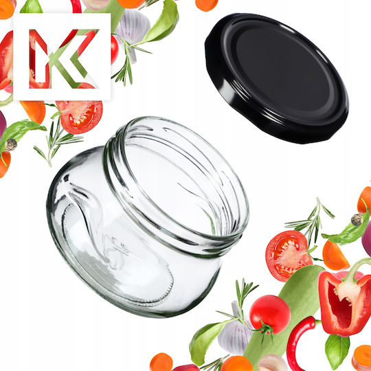 Kadax Glas Gefäß mit Deckel 300ml (10 Stück)