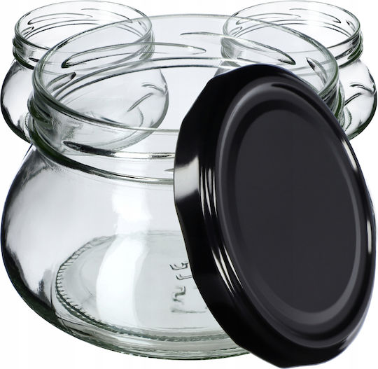 Kadax Glas Gefäß mit Deckel 300ml (10 Stück)