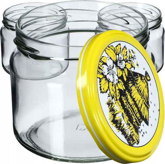 Kadax Буркан Стъклен с Капак 330ml (10 бр)