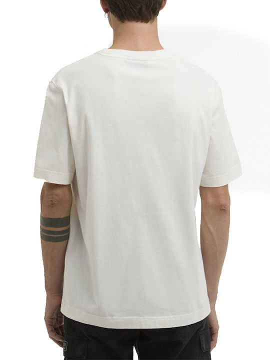 Barbour Motorbike Relaxed T-Shirt Εκρού