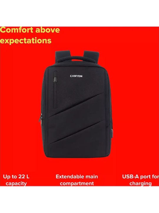 Canyon BPE-5 Impermeabila Geantă Rucsacuri pentru laptop 15.6" în culoarea Burgundy