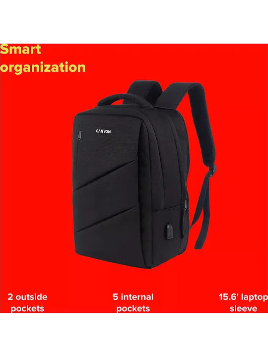 Canyon BPE-5 Impermeabila Geantă Rucsacuri pentru laptop 15.6" în culoarea Burgundy