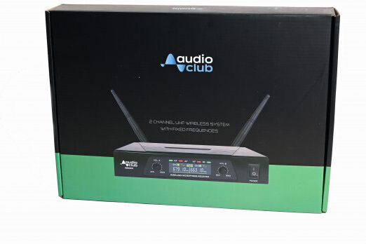 Audio Club WM20D Set Wireless Microphone Handmade for Vocals