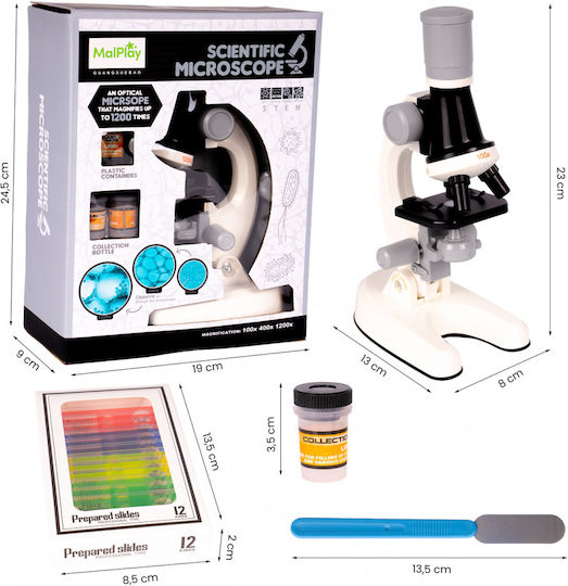 MalPlay STEM Μικροσκόπιο για 6-12 Ετών 113700