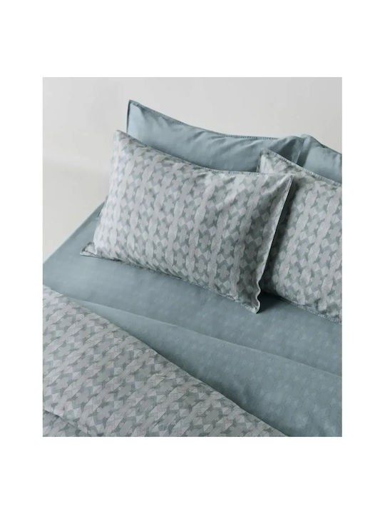Kentia Artisan Set Pillowcases Oxford Denim 50x70cm