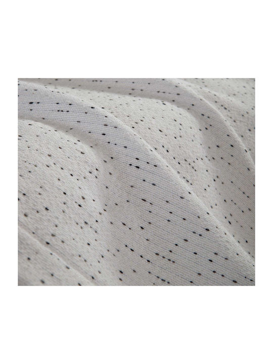 Nef-Nef Homeware Malta Dreisitzer-Sofa Wurf Jacquard 170x300cm Ecru