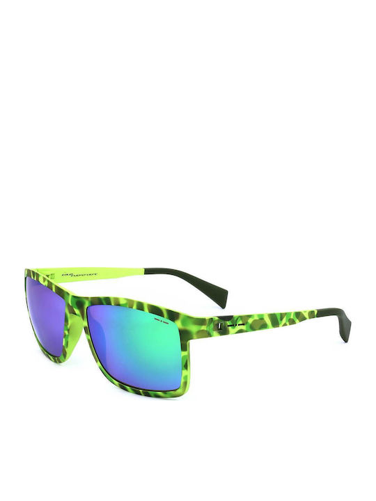Italia Independent 0113/037 Men's Sunglasses with Green Plastic Frame 0113.037.000