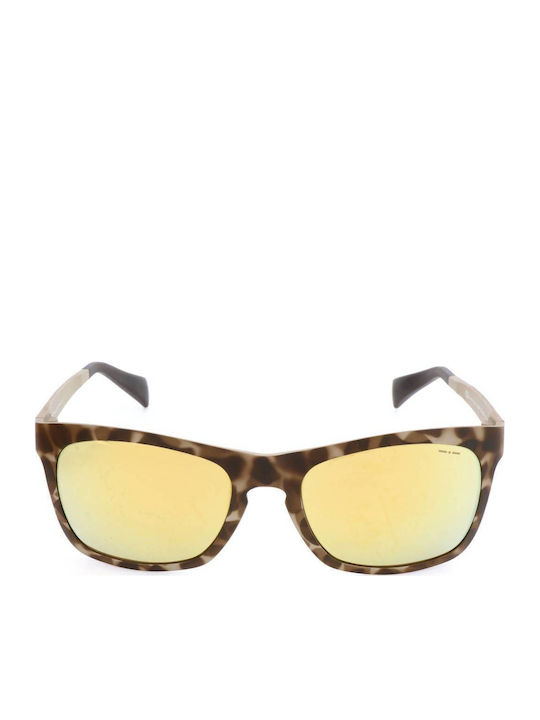Italia Independent Damen Sonnenbrille mit Braun Kunststoff Gestell 0111.145.000